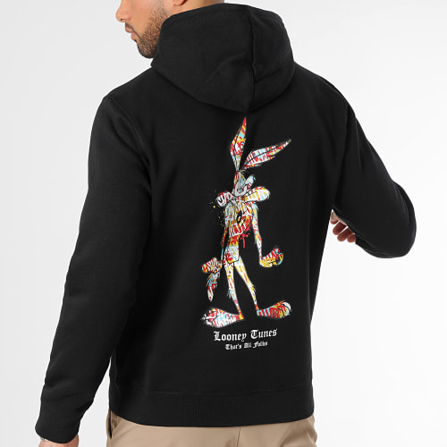 Sweat Capuche Coyote Graff Noir