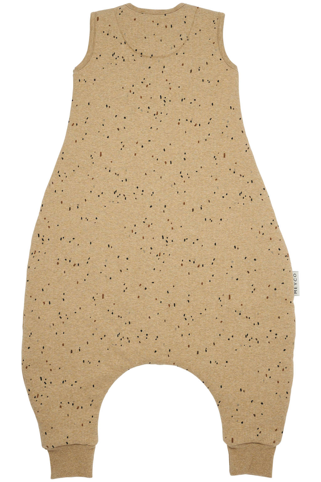 baby winter slaapoverall jumper Rib Mini Spot toffee melange