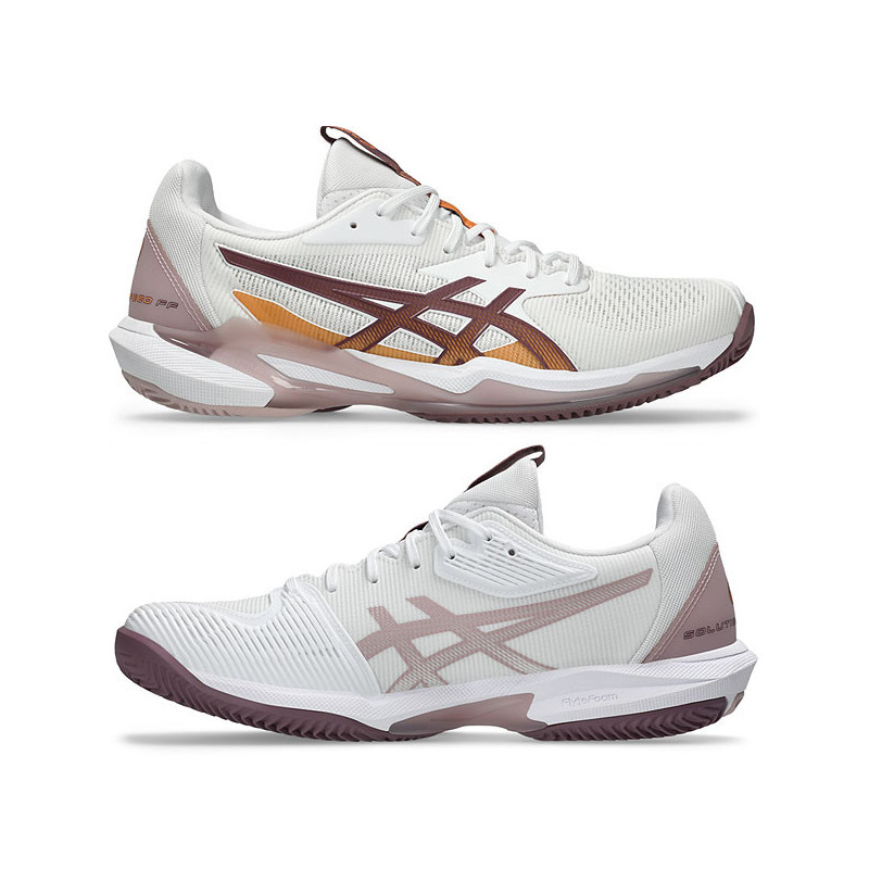 Asics Gel Solution Speed FF 3 Clay femme blanc-ocre