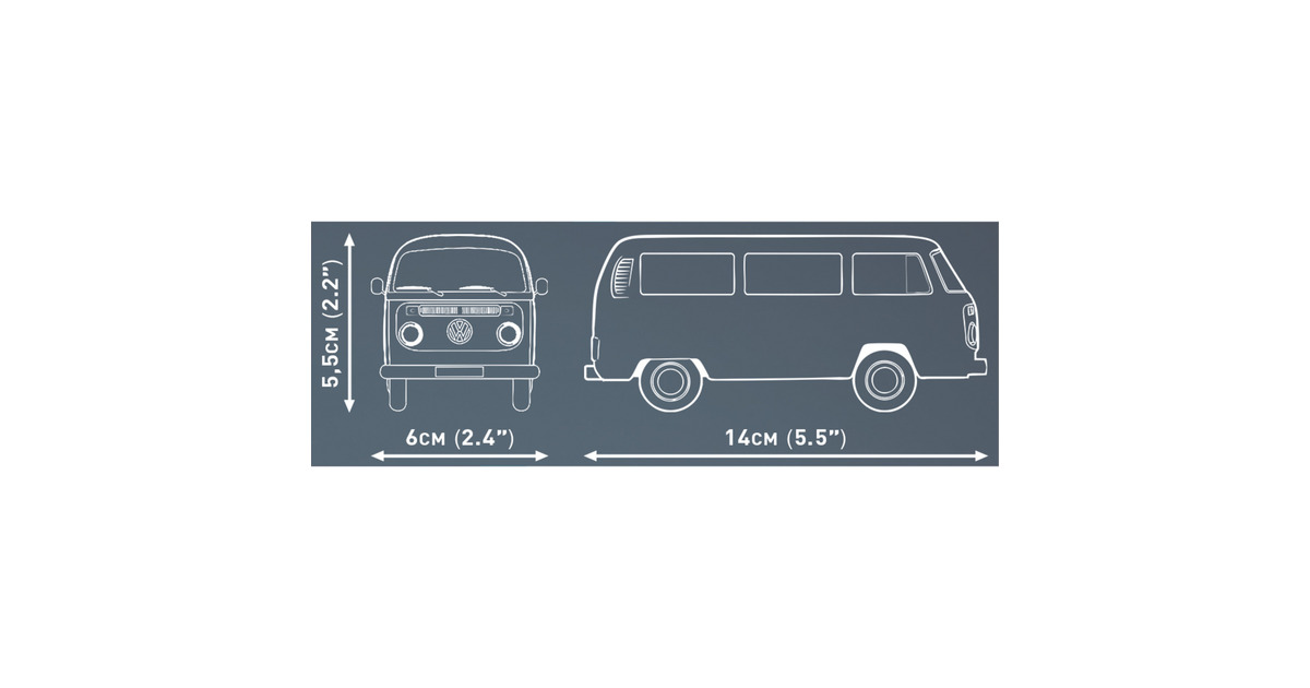 COBIVolkswagen T2b Bus Constructiespeelgoed  (Schaal 1:35)