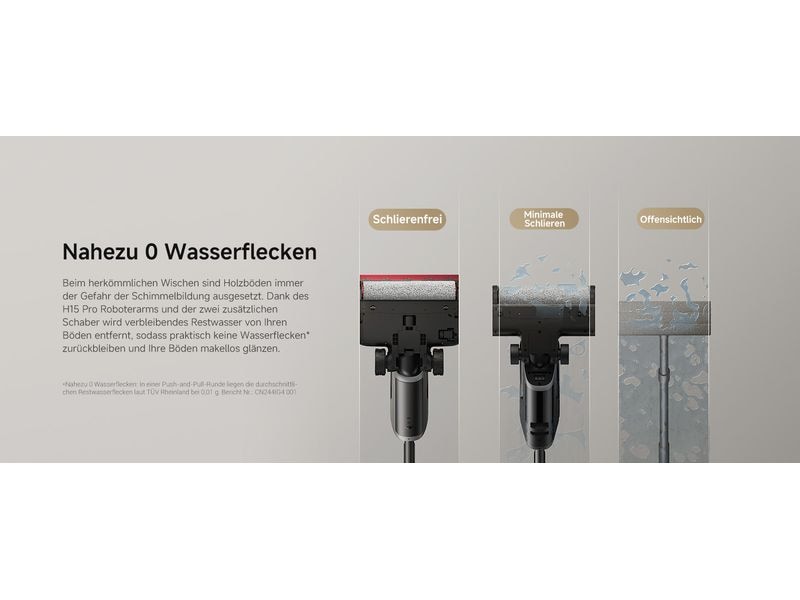 Dreame Hartbodenreiniger H15 Pro Kabelloser Nass- und Trockensauger
