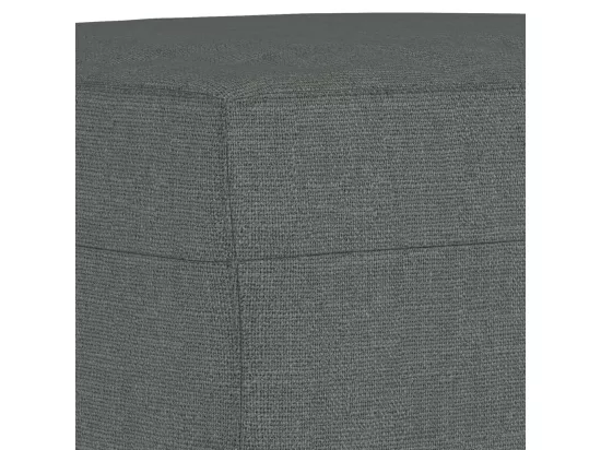 Repose-pied Gris foncé 60x50x41 cm Tissu