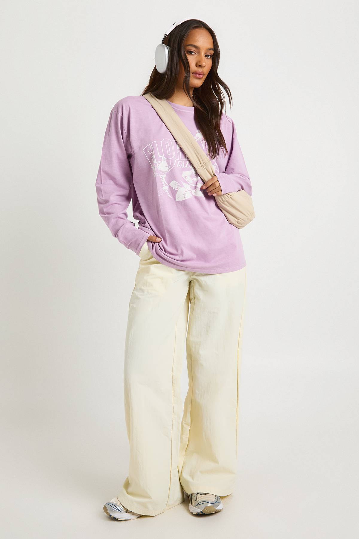 boohoo T-shirt à manches longues imprimé Florence Roses