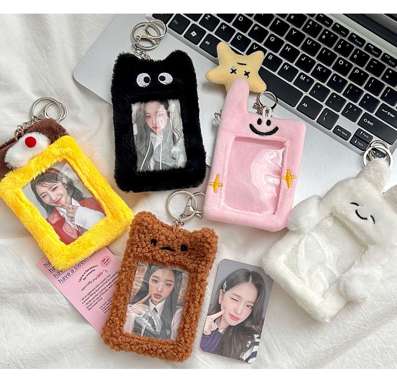 Kumi Fanchant - Cartoon Chenille Kaarthouder Tas Charm