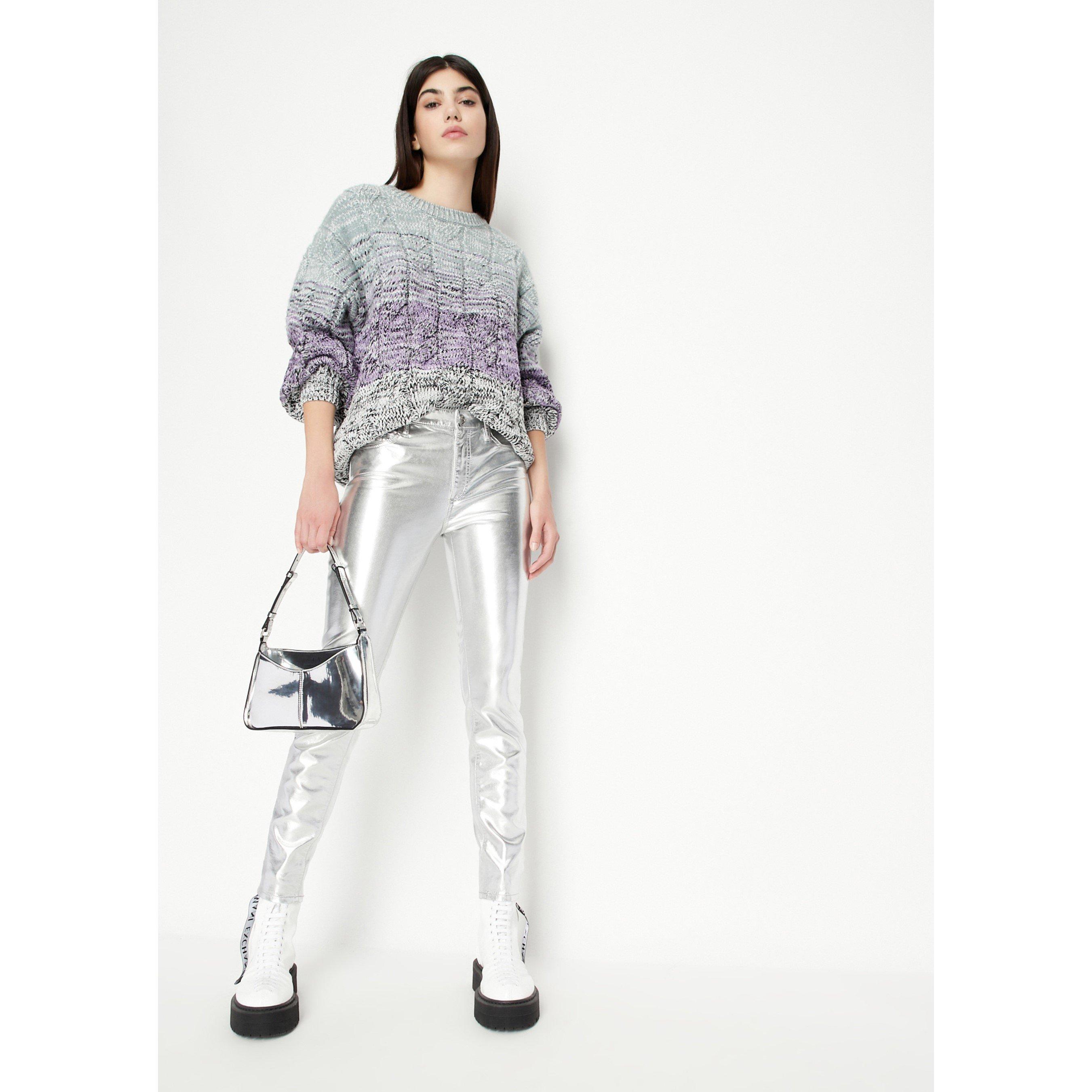 Armani Exchange Metallic Skinny Jeans