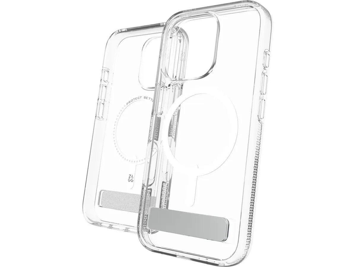 iPhone 16 Pro MagSafe Hülle Crystal Palace Snap KS mit Aufstellfunktion Recycled (702315048) - Transparent