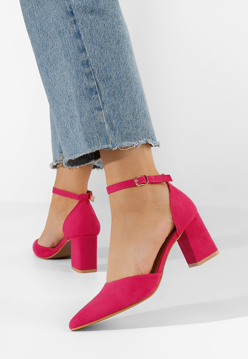 Chaussures à talon épais fuchsia Alivila V2