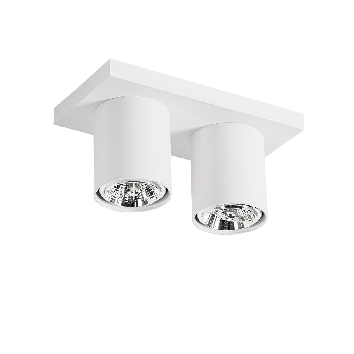 Moderne plafondspot wit 2-lichts - Tubo