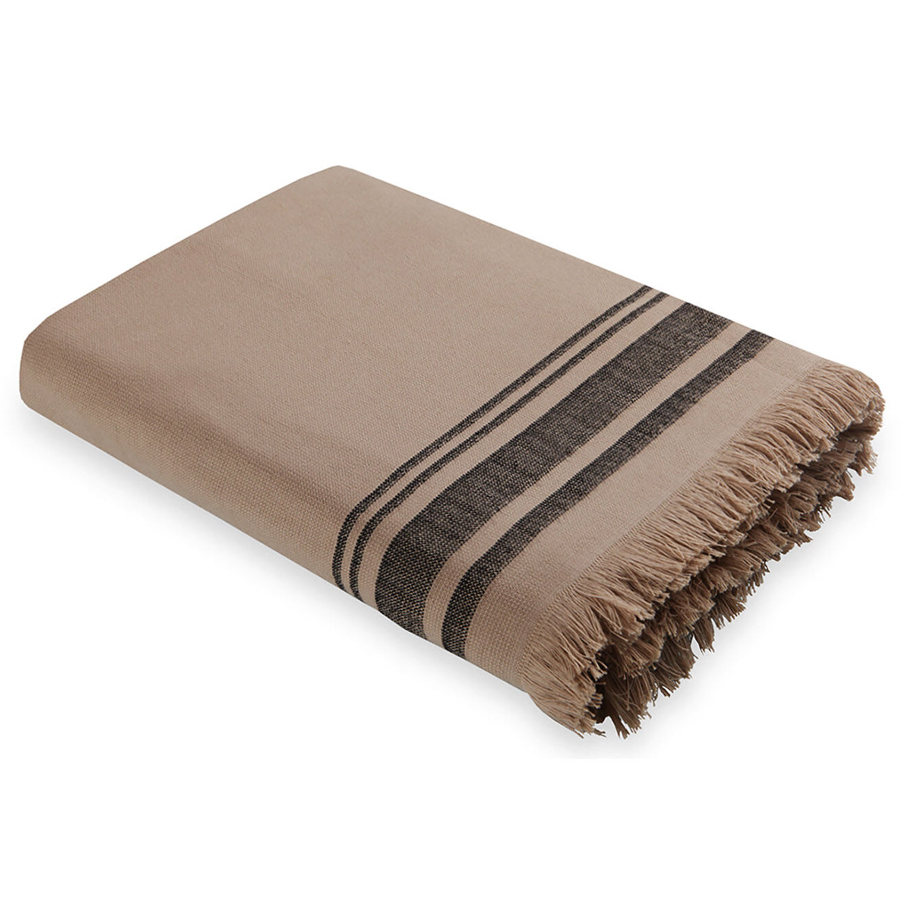 Febronie Fouta éponge Faro beige  - 100x180 cm