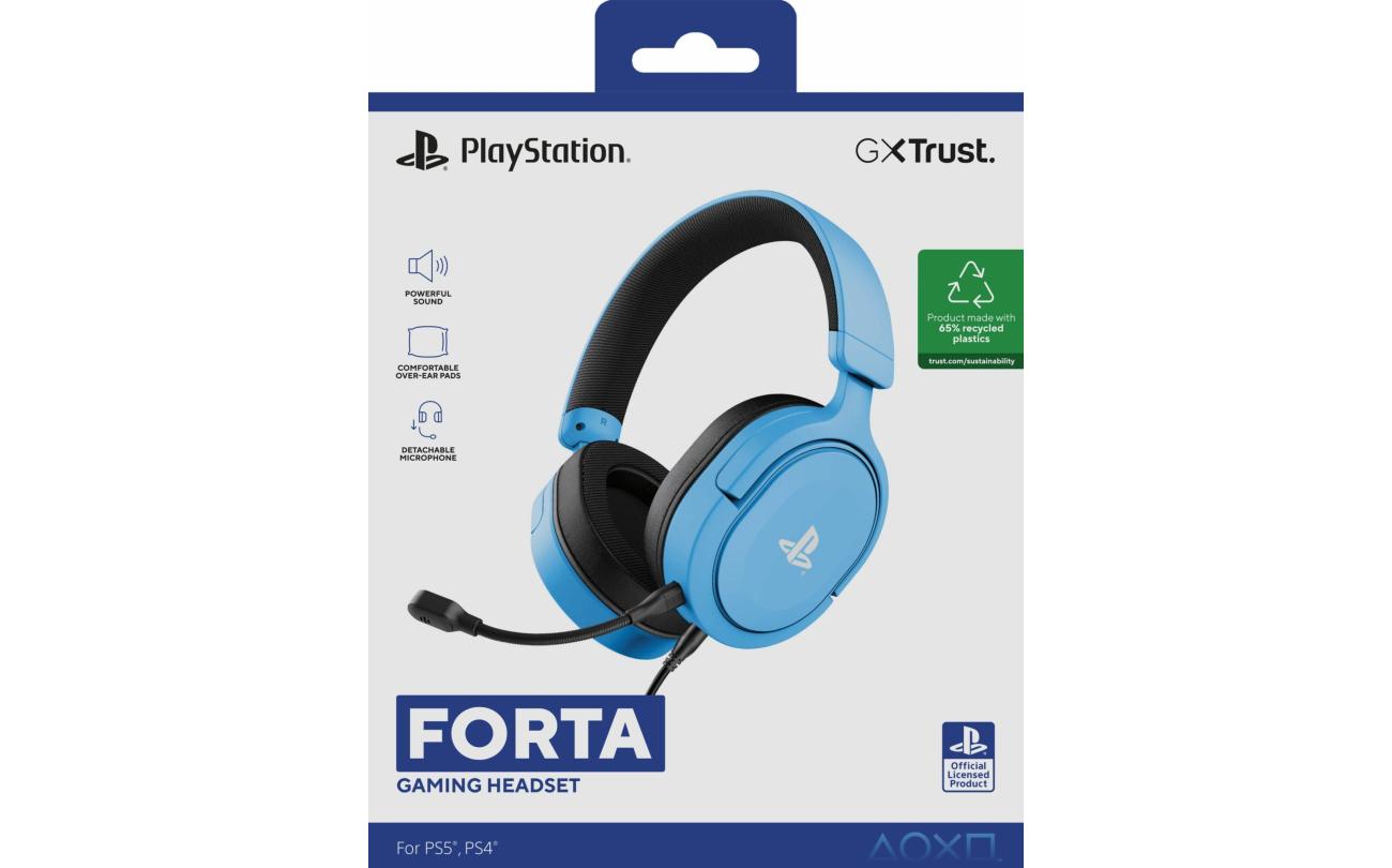 PS5 Trust GXT498B Forta Headset Blauw