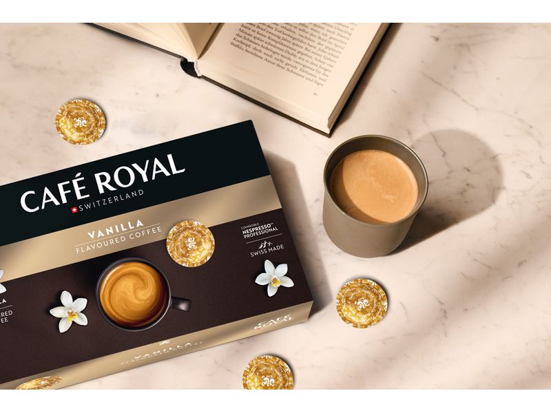 Café Royal Professional Pads Vanille 50 Stück Harmonischer Kaffee mit Vanillearoma