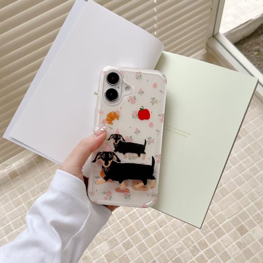 Rockit - Honden telefoonhoesje / standaard / set - iPhone 16 Pro Max / 16 Pro / 16 Plus / 16