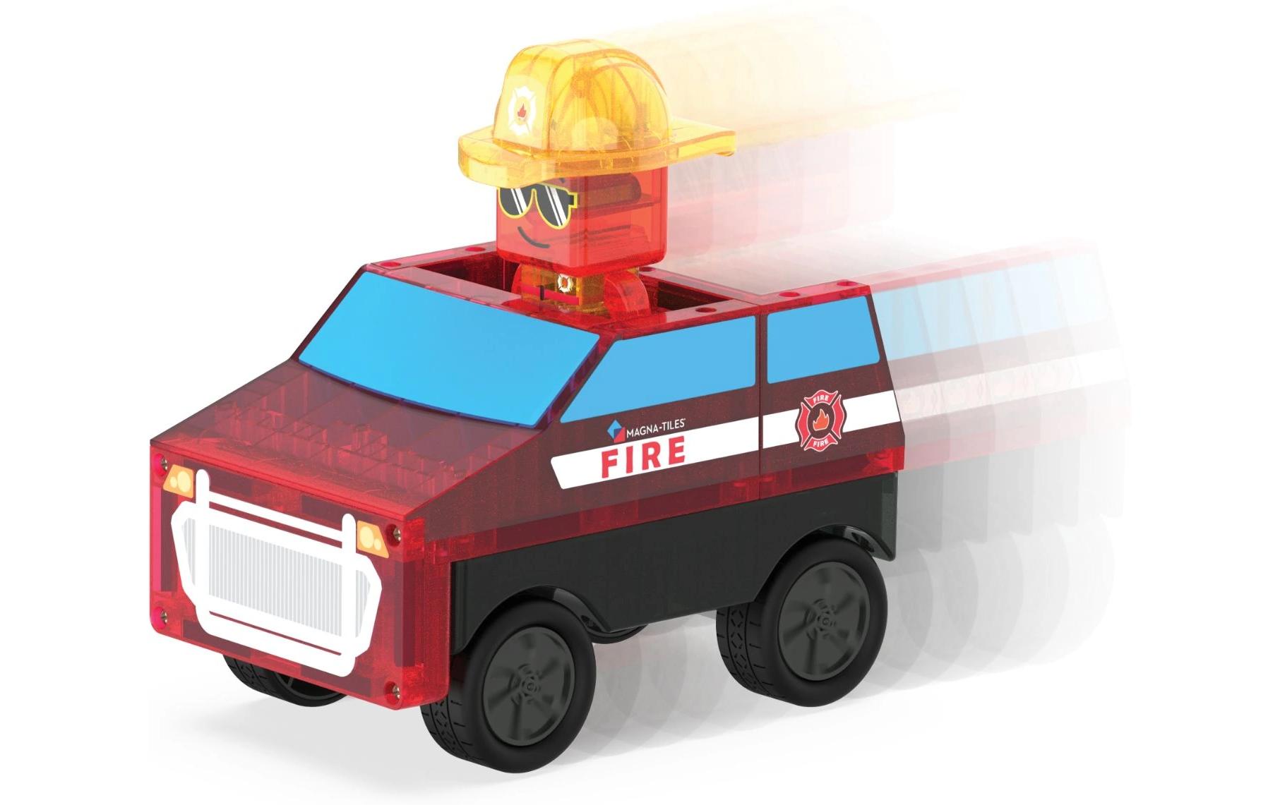 Fire Rescue 27 TeileRettungs- und Bau-Set mit 27 magnetischen Teilen