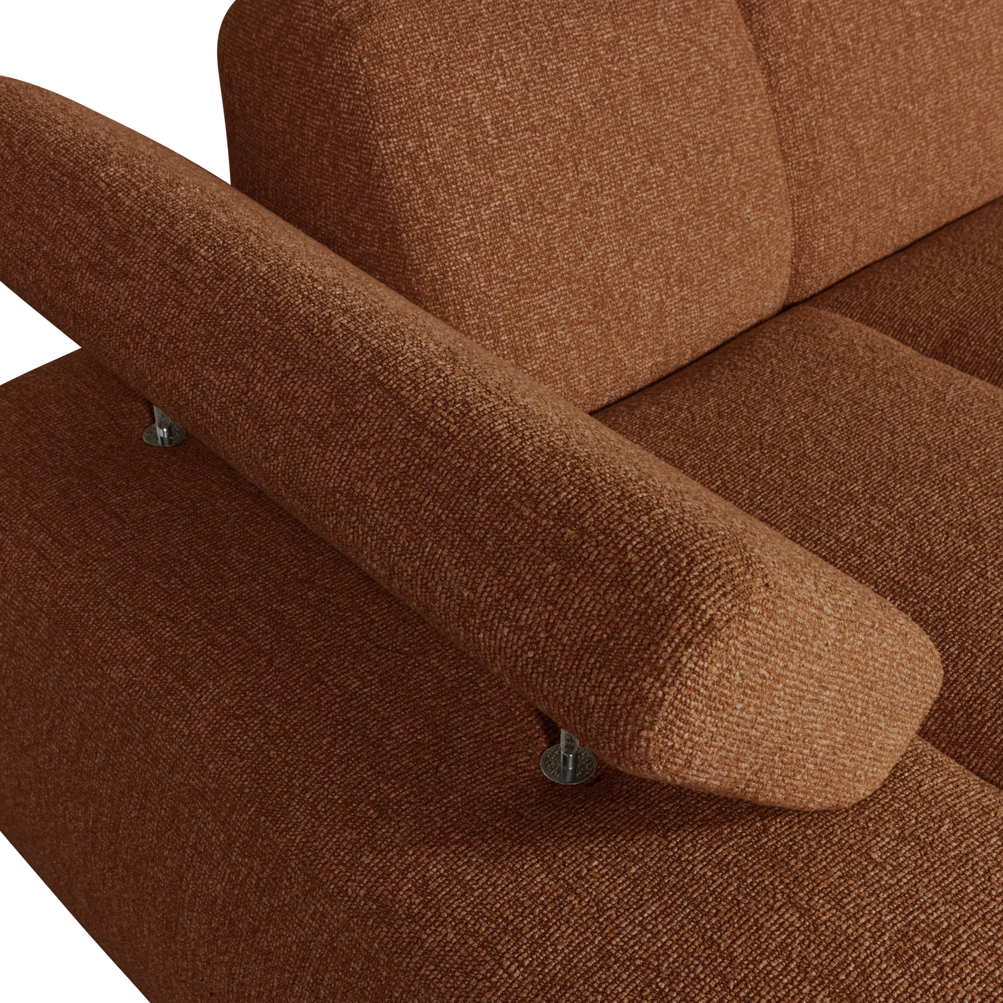 Chaise Longue Mojo Element Mojo Chaise Longue Element Links - Bouclé - Roestbruin Melange
