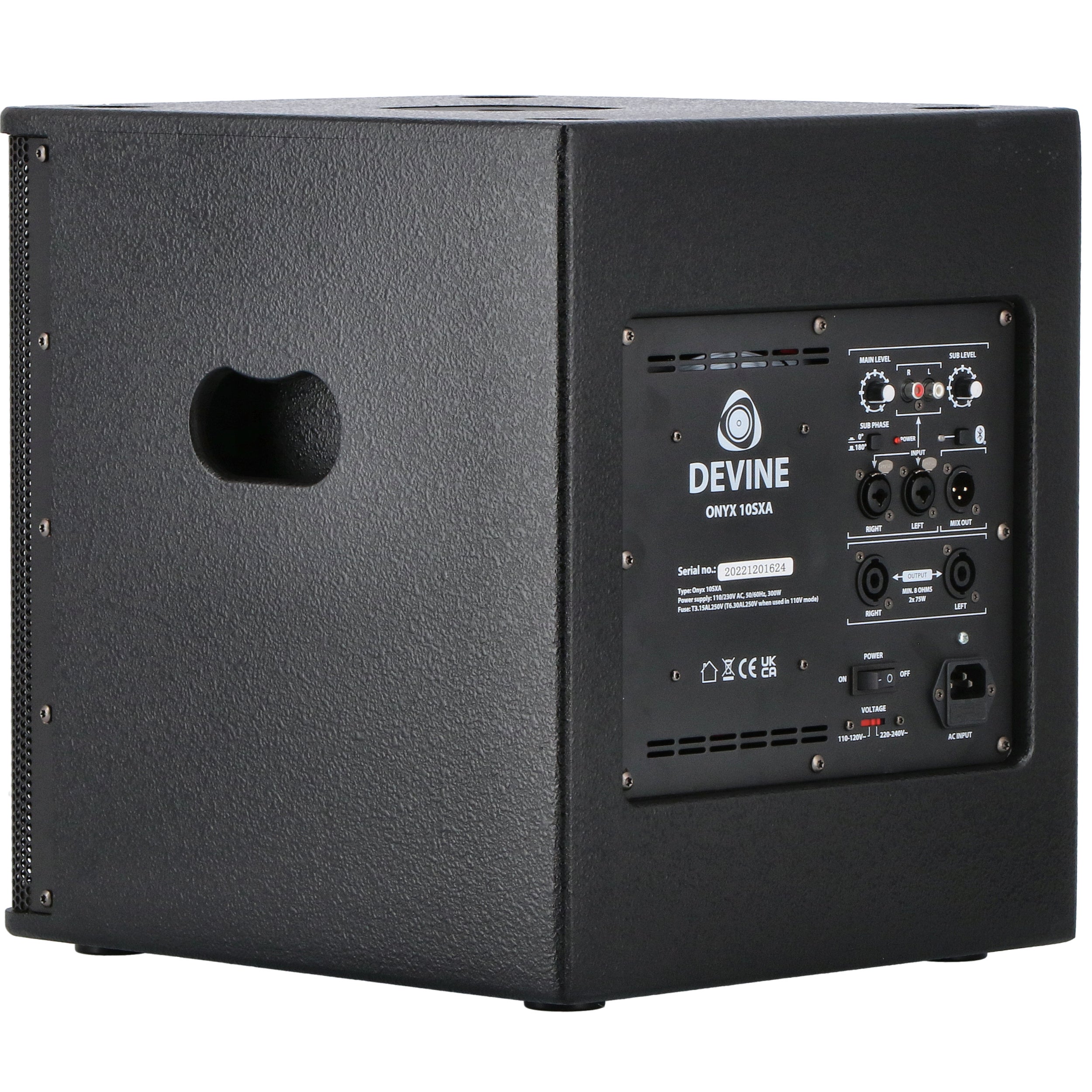 Devine Onyx 10SXA actieve subwoofer