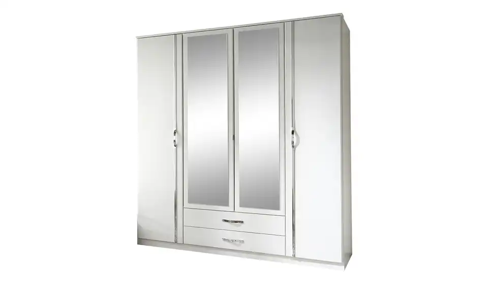 Kleiderschrank Duo 179 cm Weiß