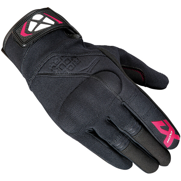 Ixon - Gants femme RS Delta Lady Noir / Fuchsia