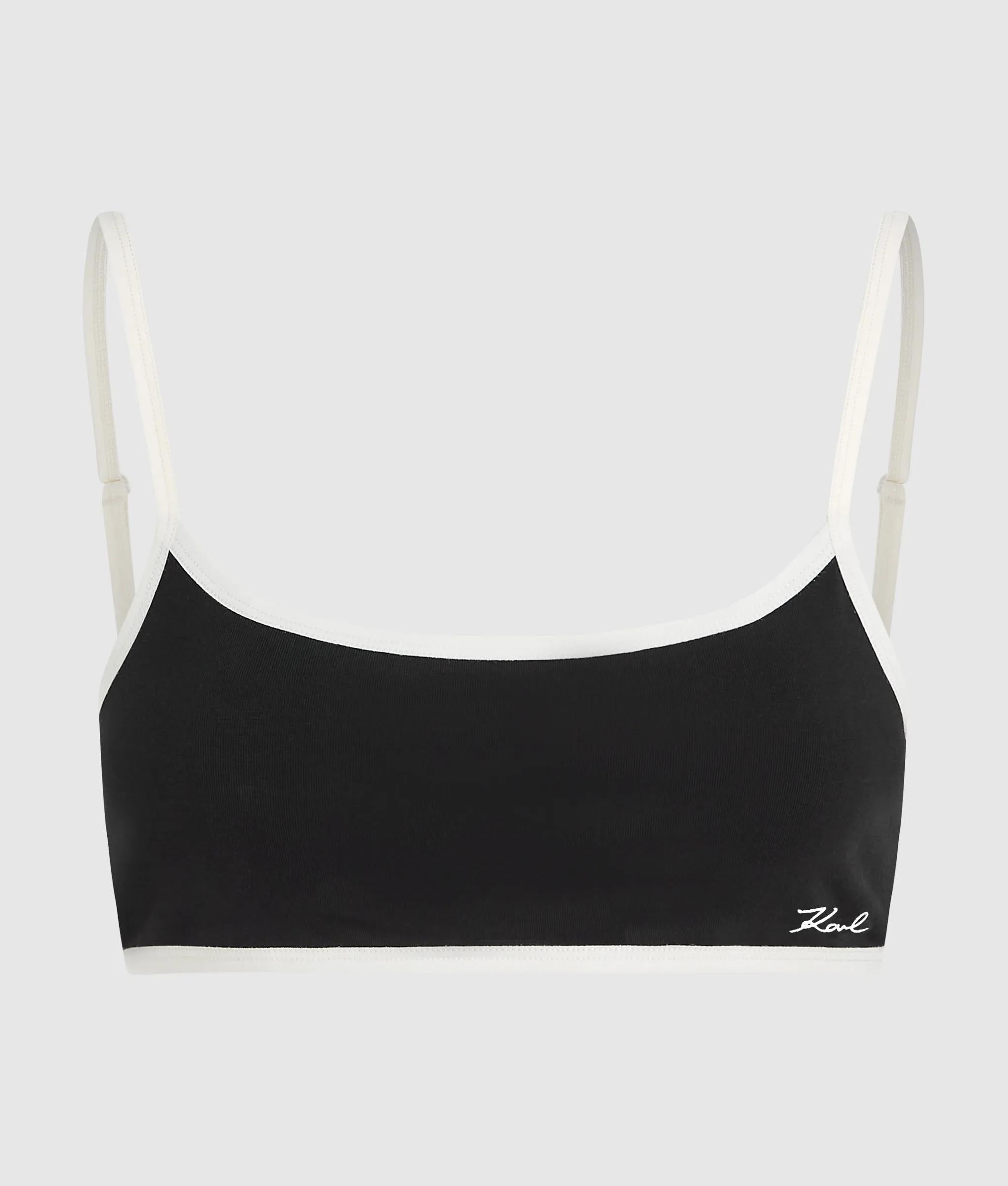 Handtekening bandeau-beha