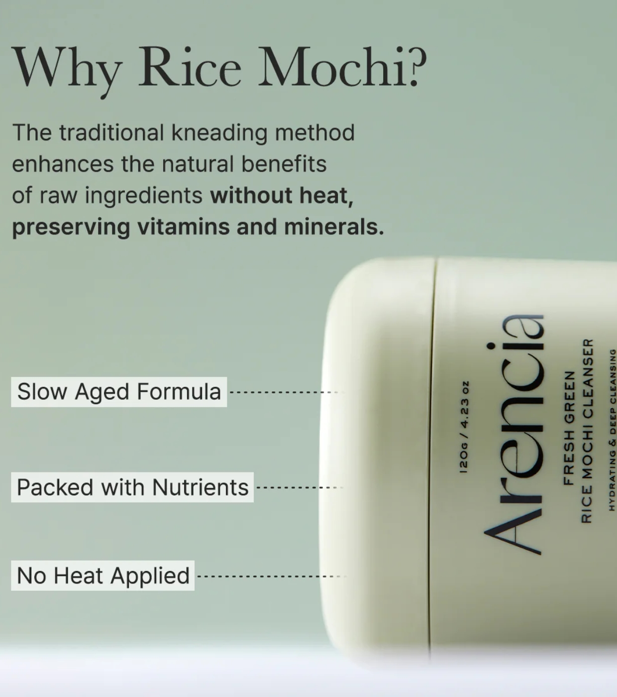 Arencia - Sabonete Facial Fresh Green Rice Mochi