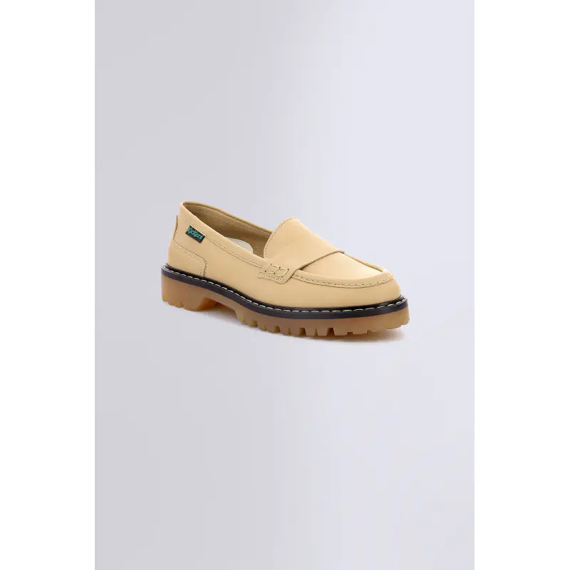 DECK LOAFER BEIGE CLAIR LOAFER Cuir Femme
