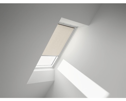 VELUX privacy rolgordijn, zandkleur, handmatig, aluminium frame, RFL C02 4155S