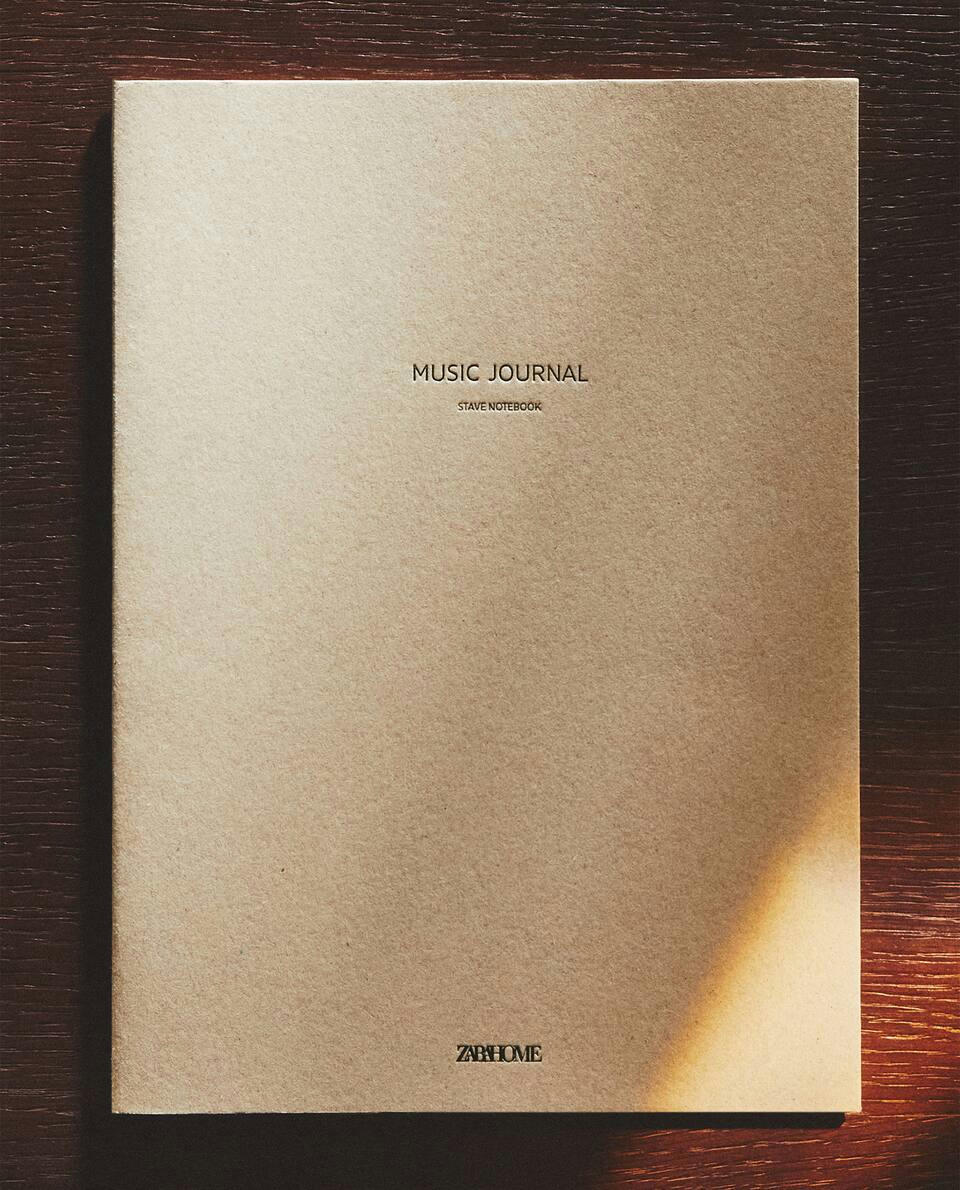 CADERNO DE MÚSICA COM PAUTA