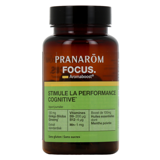 Pranarôm Aromaboost Focus - Capsules ou Roll-on