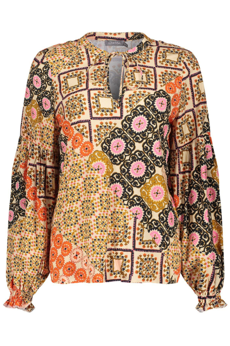 Geisha multi color dames blouse