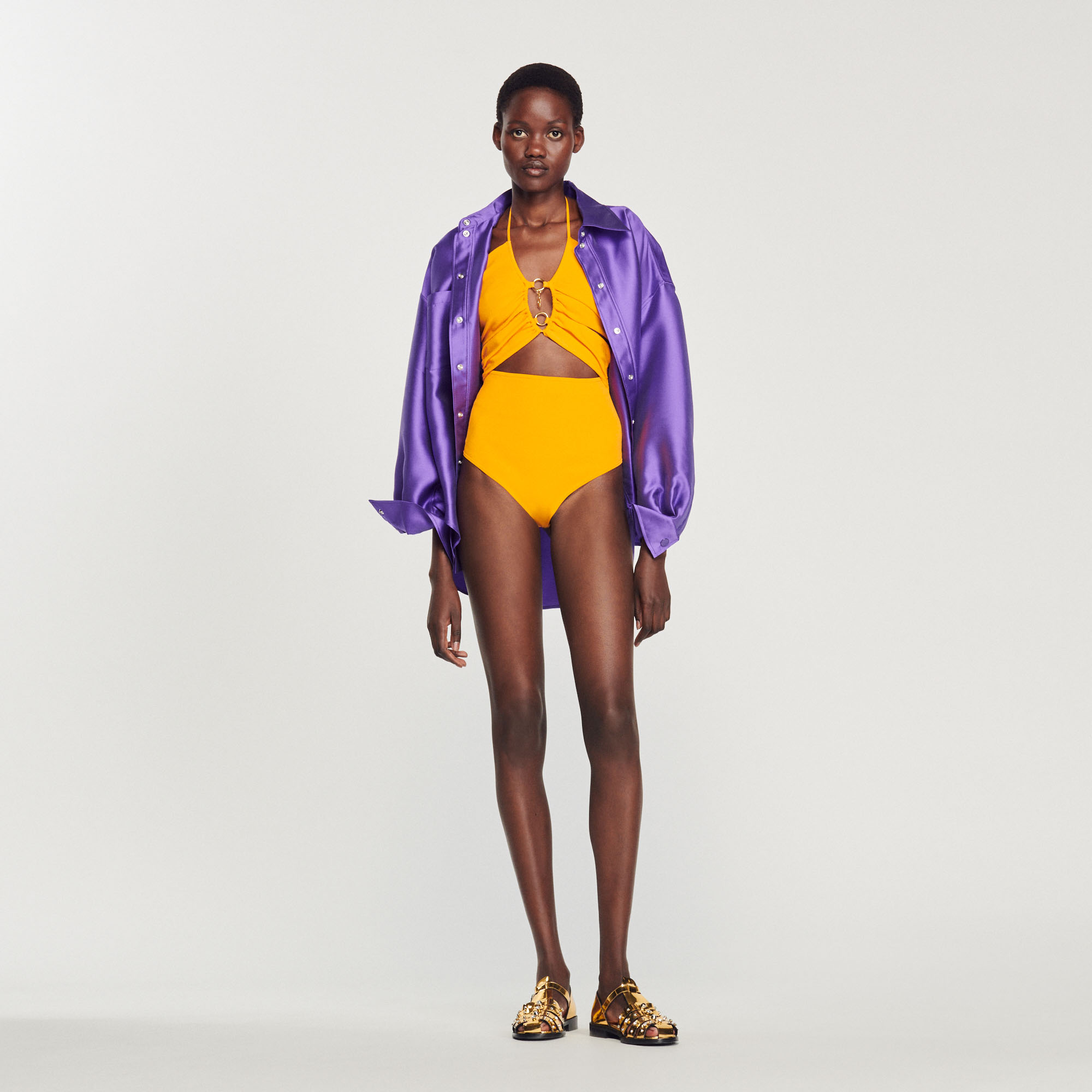 Body en maille detail anneaux