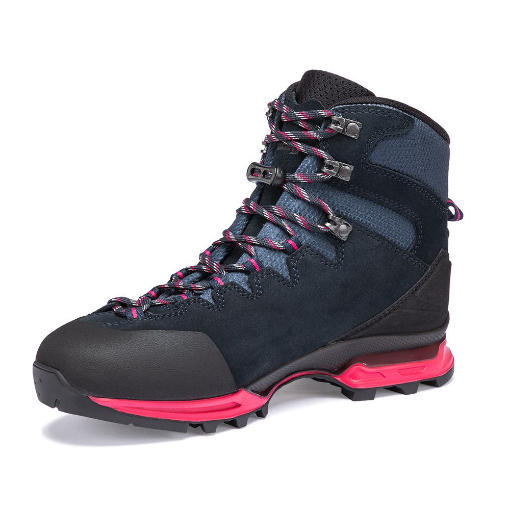 Hanwag MAKRA TREK GTX - Chaussures randonné Femme navy/pink