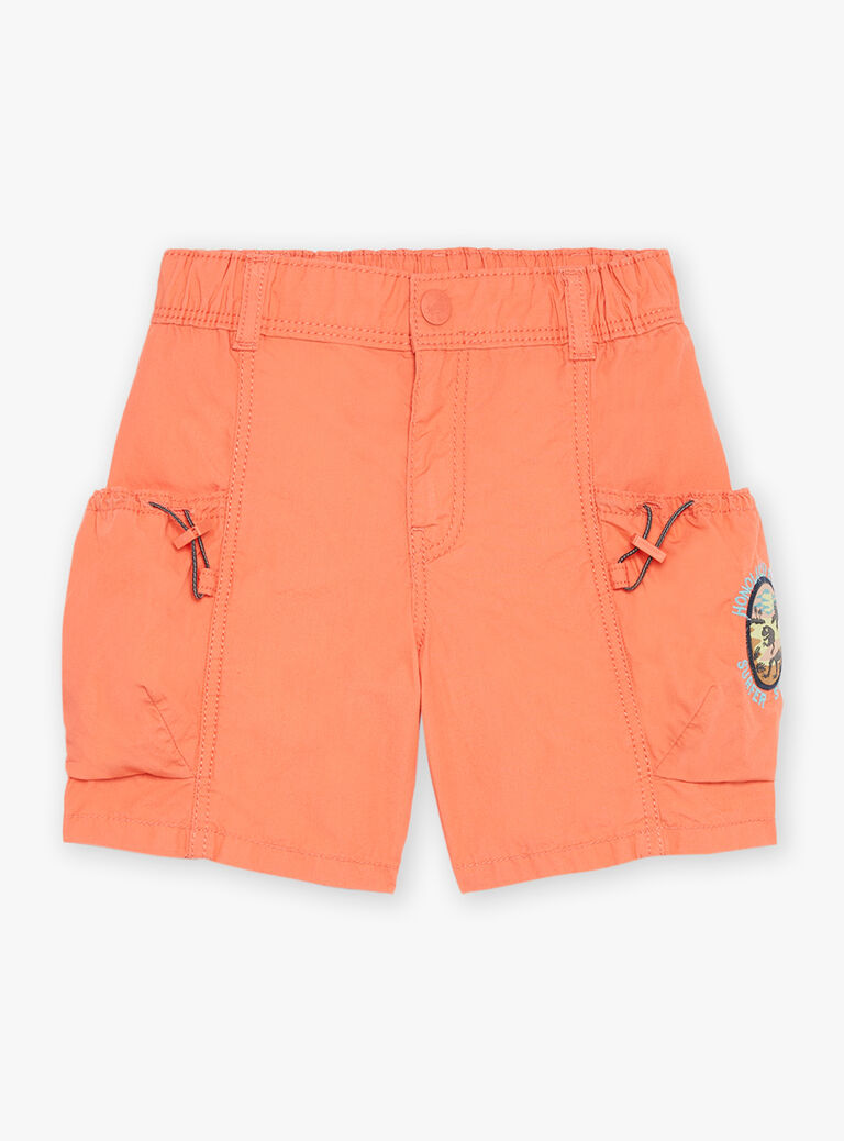Short papaye en popeline