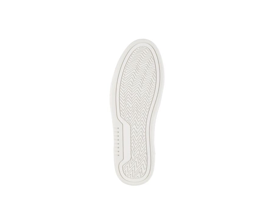 Sneakers cuir homme Rouge Blanc et Vert - KOLORA