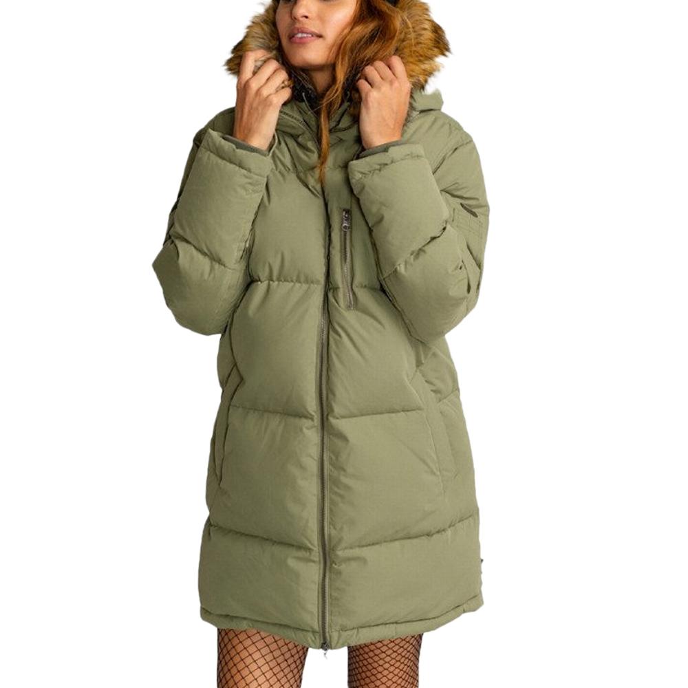 Billabong Doudoune Vert Femme Billabong Crush