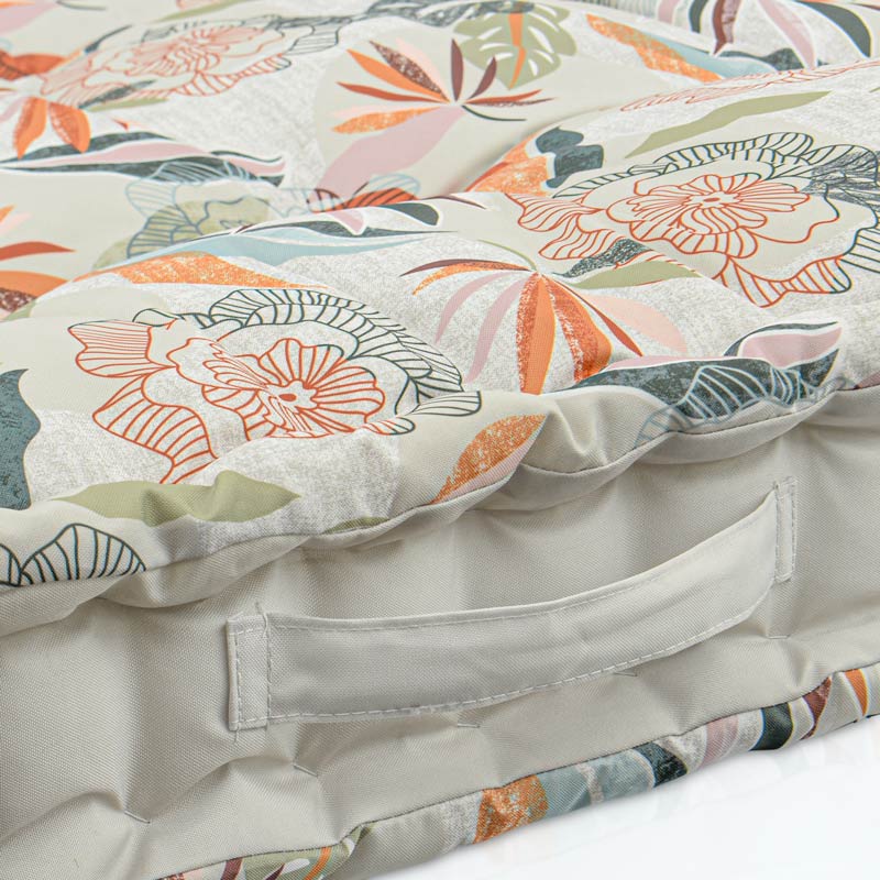 Coussin matelas de sol imprimé 'Carmina'