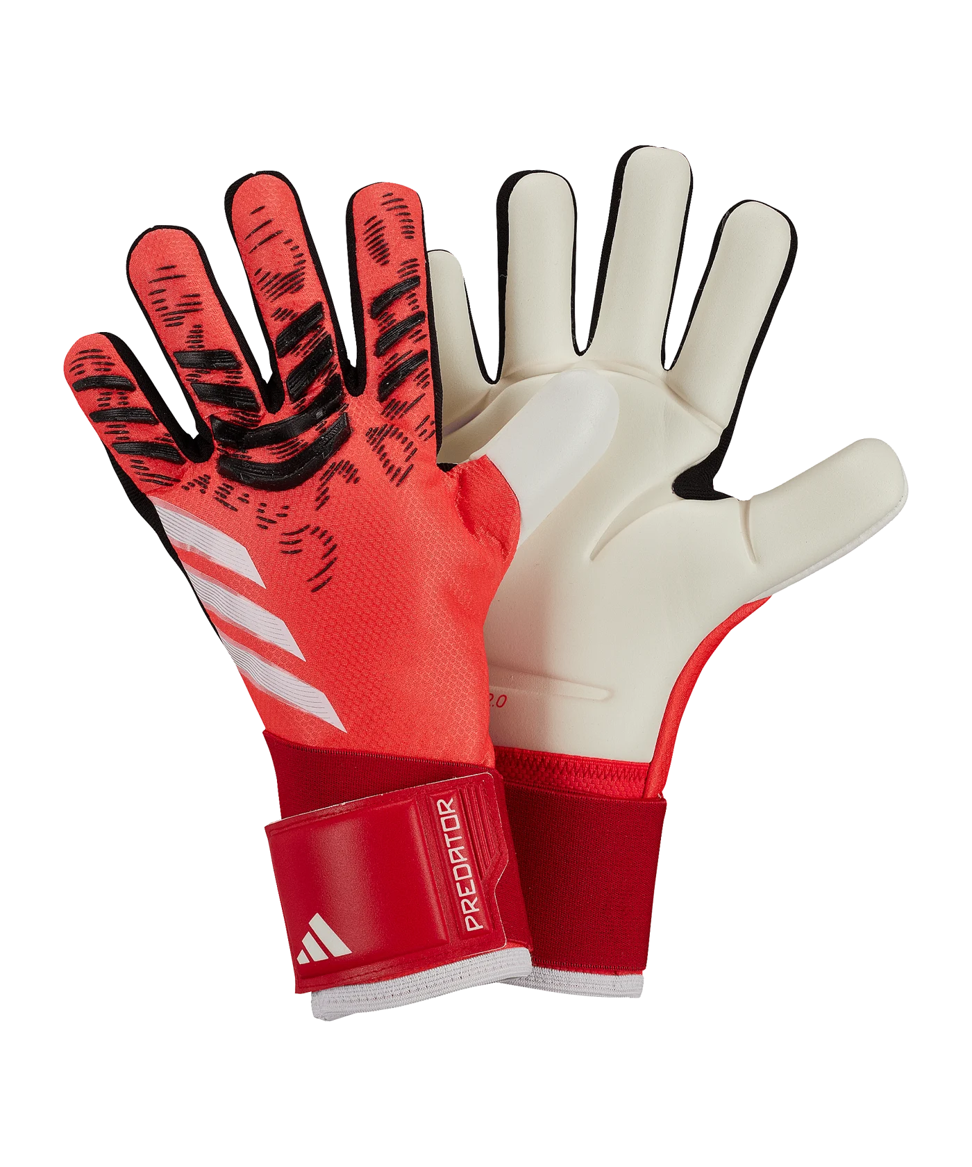 adidas Predator Pro Pure Victory Torwarthandschuhe Kids Rot