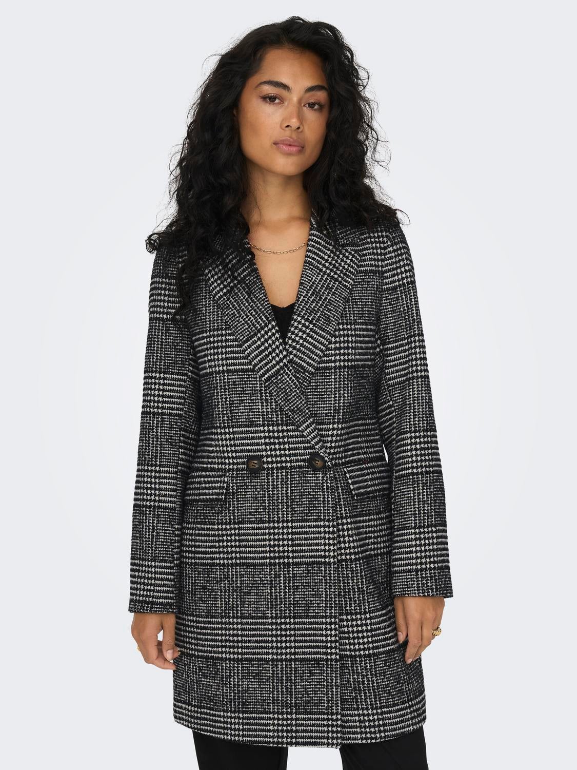 ONLNEWSELENA Mantel Black