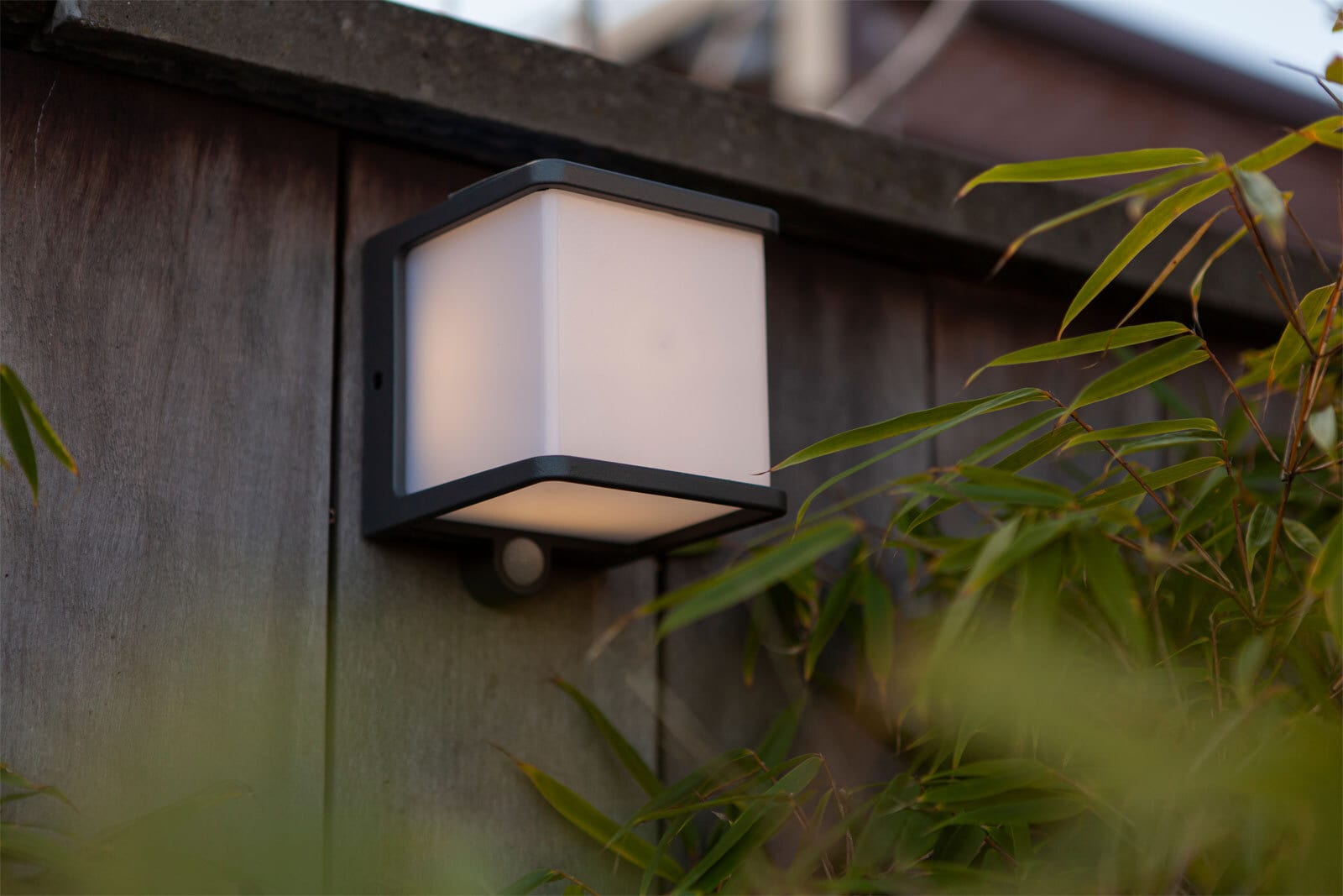ECO-LIGHT LED Solar Außenwandleuchte DOBLO 13 cm anthrazit