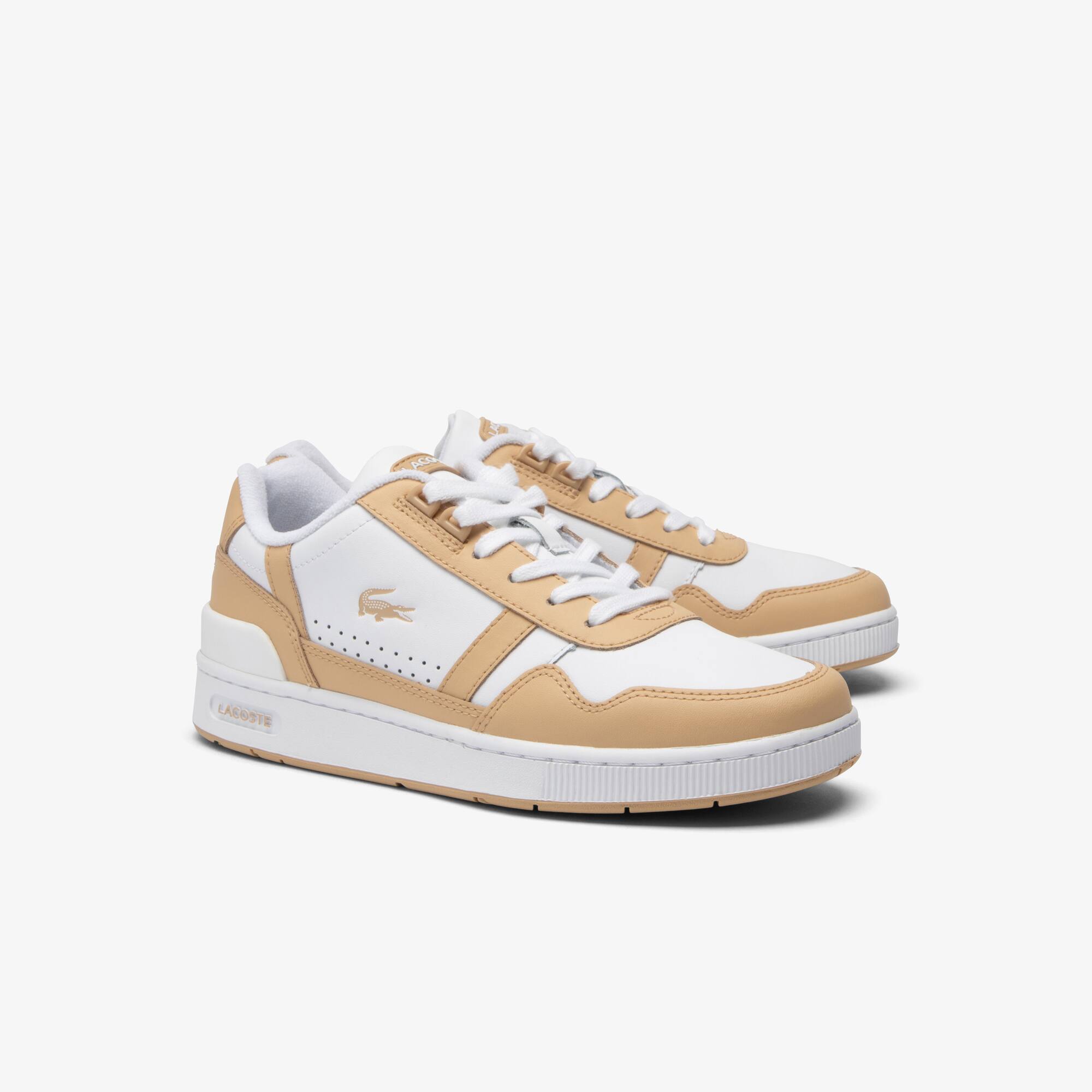 Sneakers T-Clip femme Lacoste en cuir Sneakers - Blanc - Lacoste - Femme