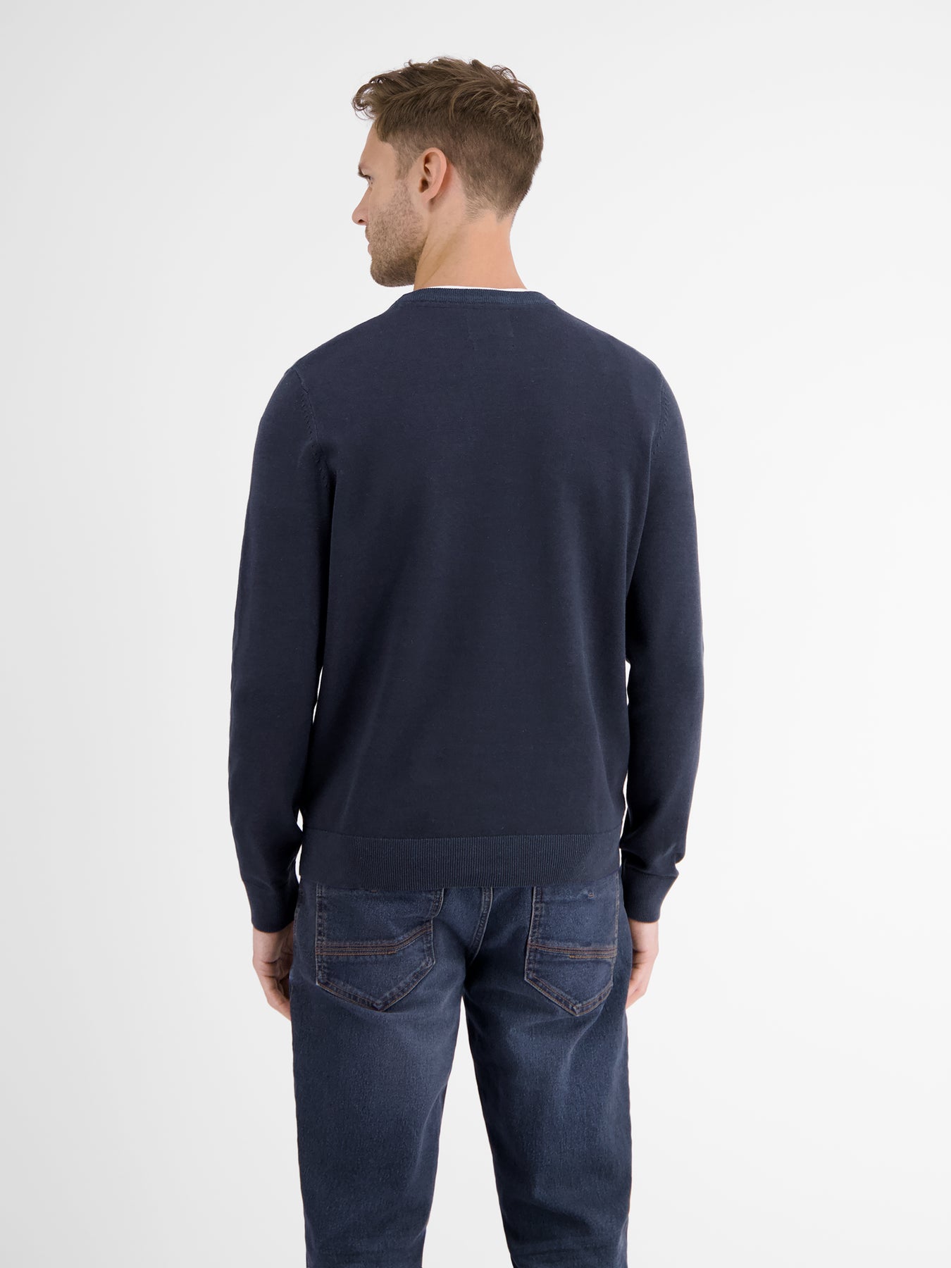 Strickpullover tonal gestreift