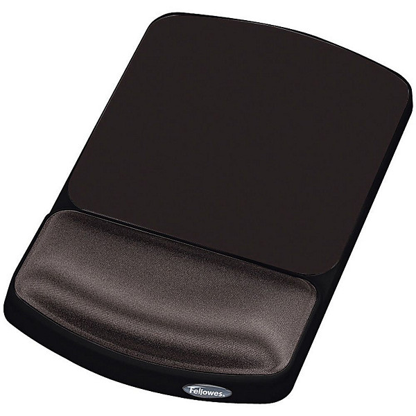 Fellowes Tapis de souris ergonomique  avec repose poignet intégré - Hauteur ajustable - Gris
