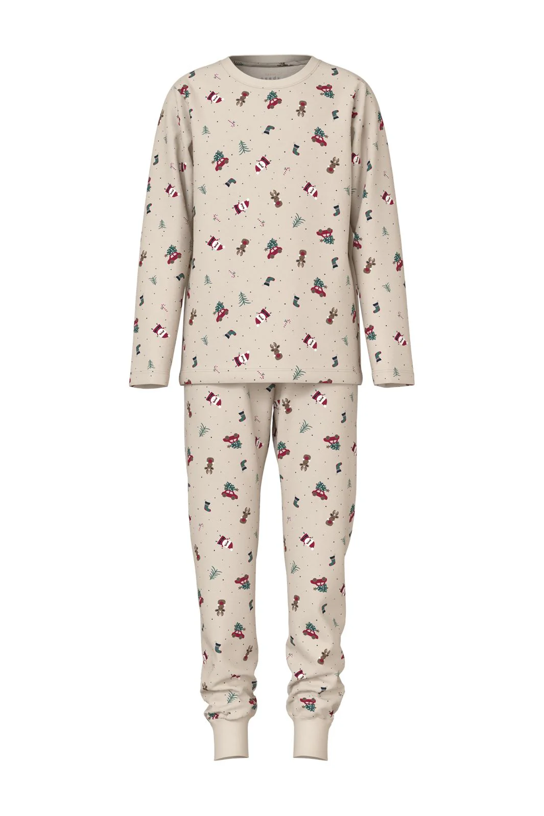 Name It Nknvismas Ls Nightset 4668408 whitecap gray christmas elements
