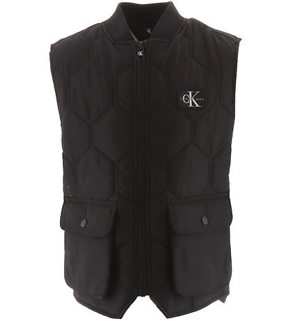 Calvin Klein Steppweste - Quilted - Schwarz