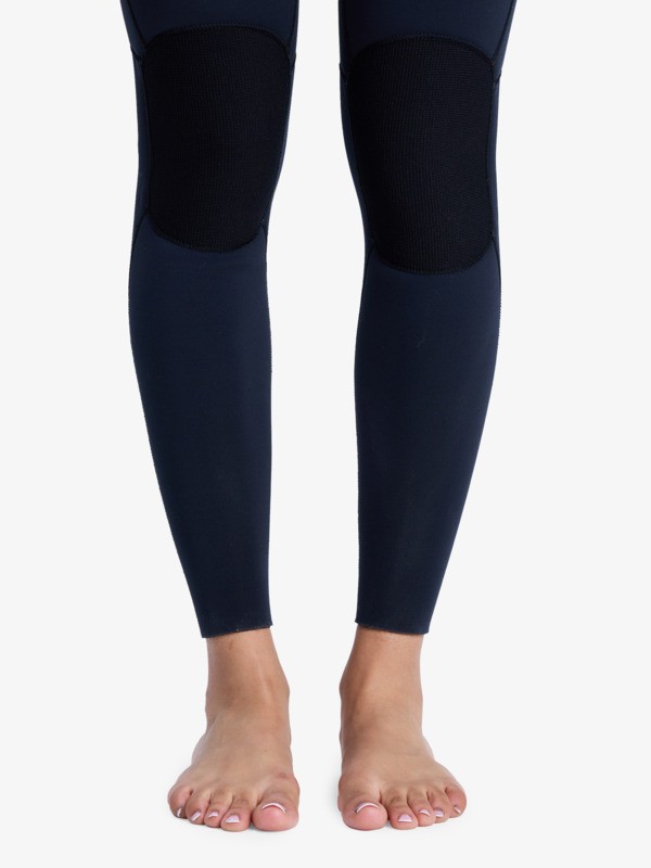 3/2 Swell Natural Combinaison de surf zip poitrine Noir Femme
