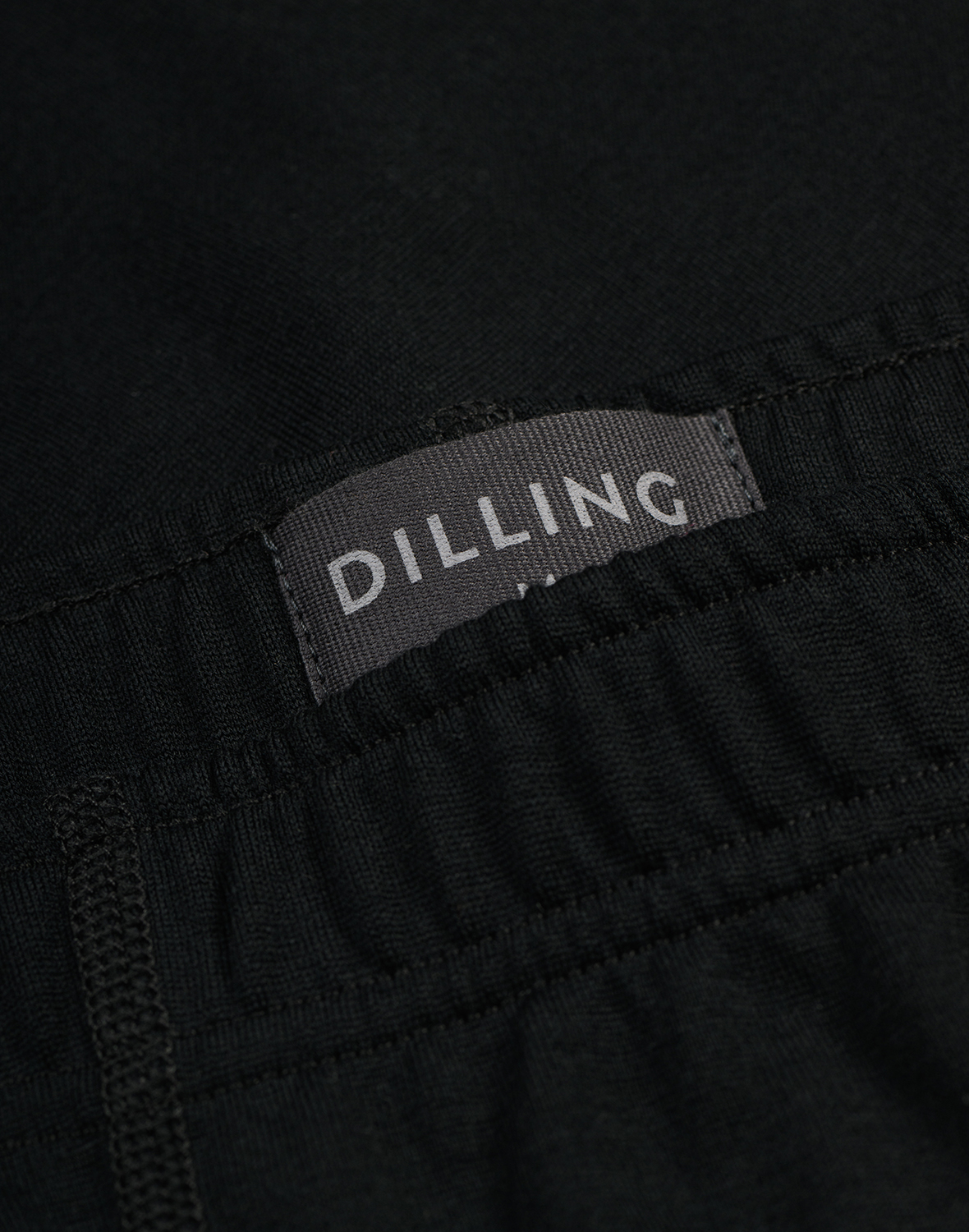 Legging van merinowol voor heren in Zwart