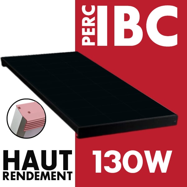 Panneau solaire EZA haut rendement PERC IBC 130W