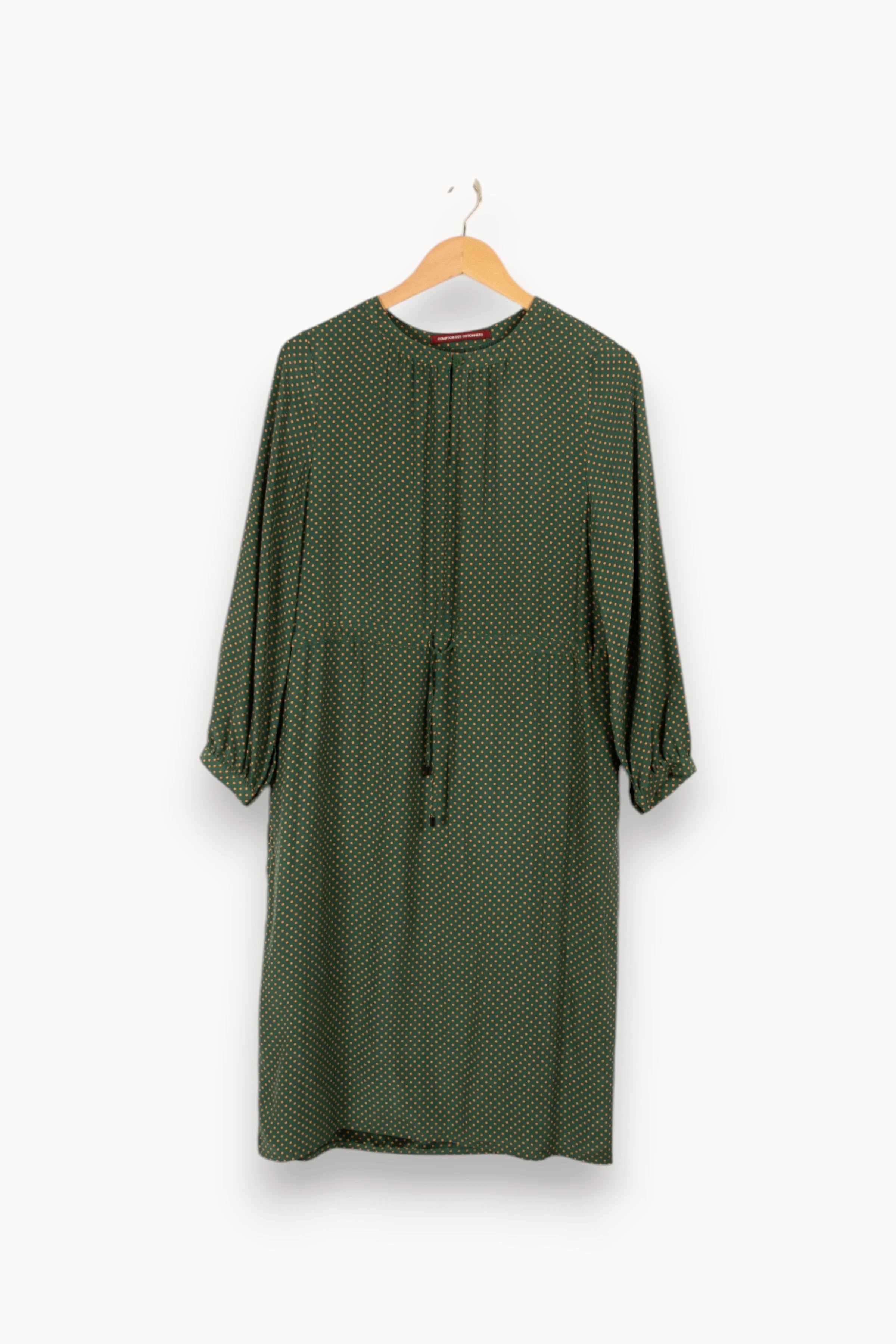 Robe midi | Vert
