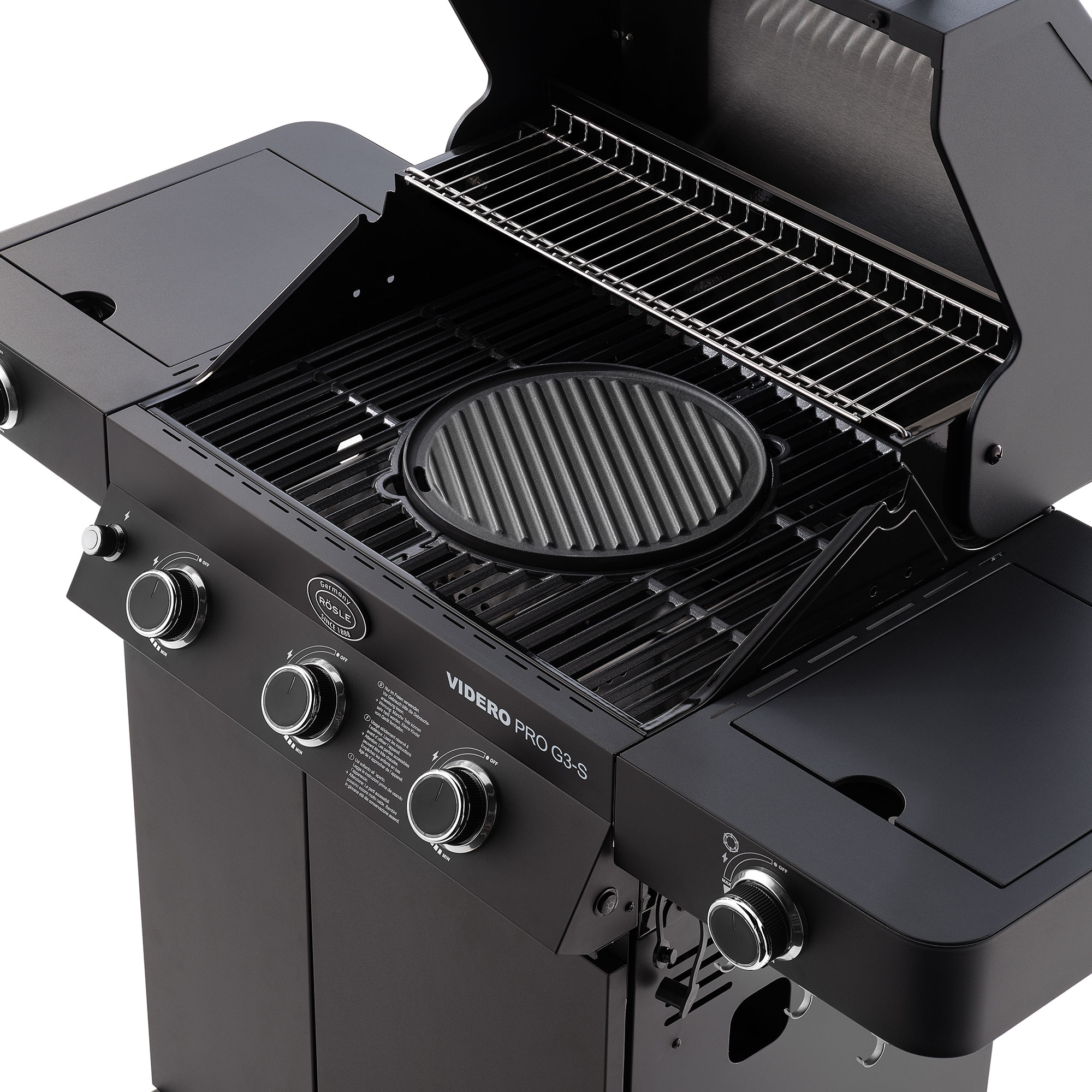 Gasgrill BBQ-Station VIDERO PRO G3-S VARIO+ 50mbar