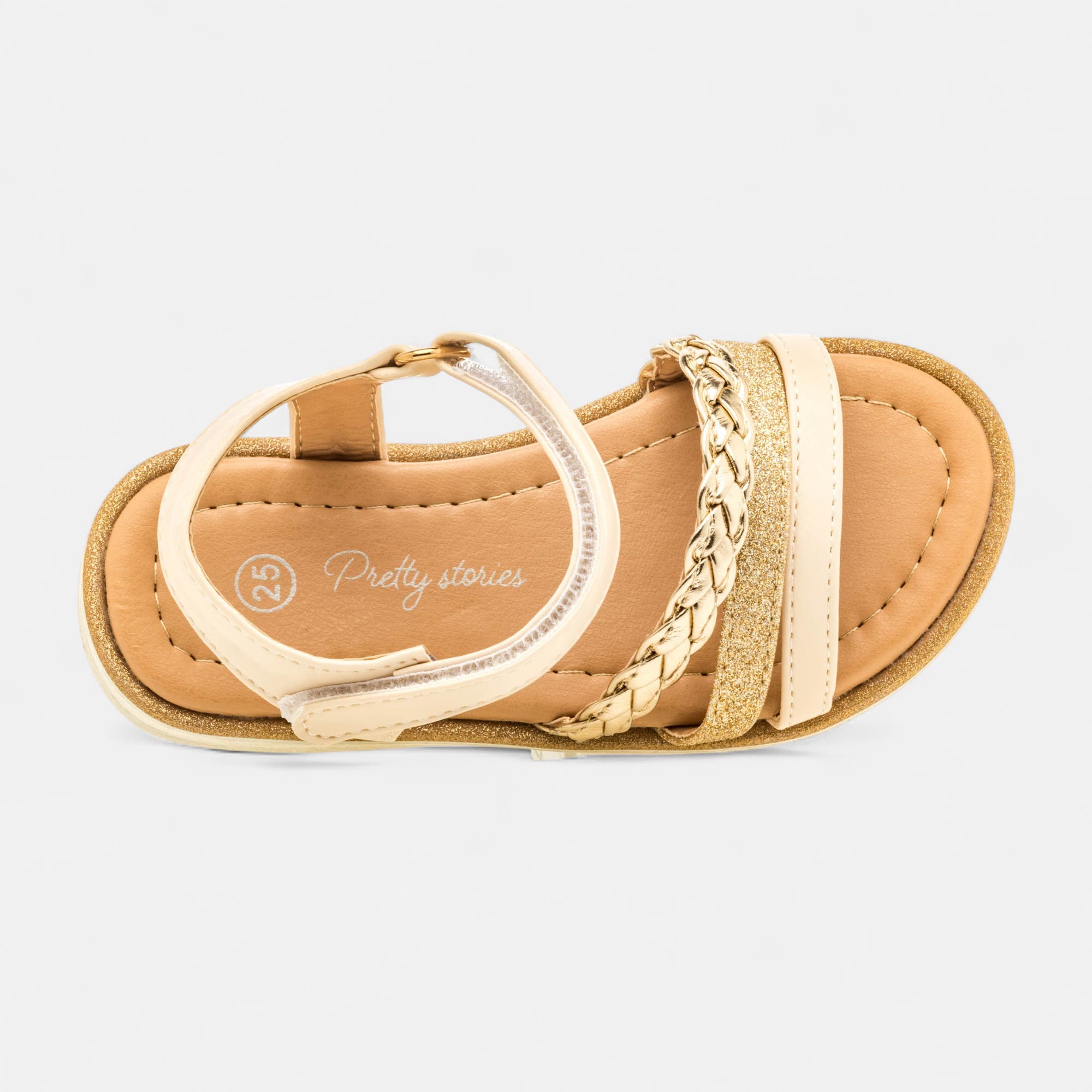Nu-pieds Fille or