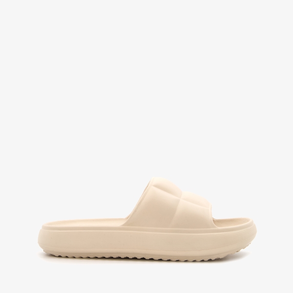 Blue Box dames slippers met plateauzool