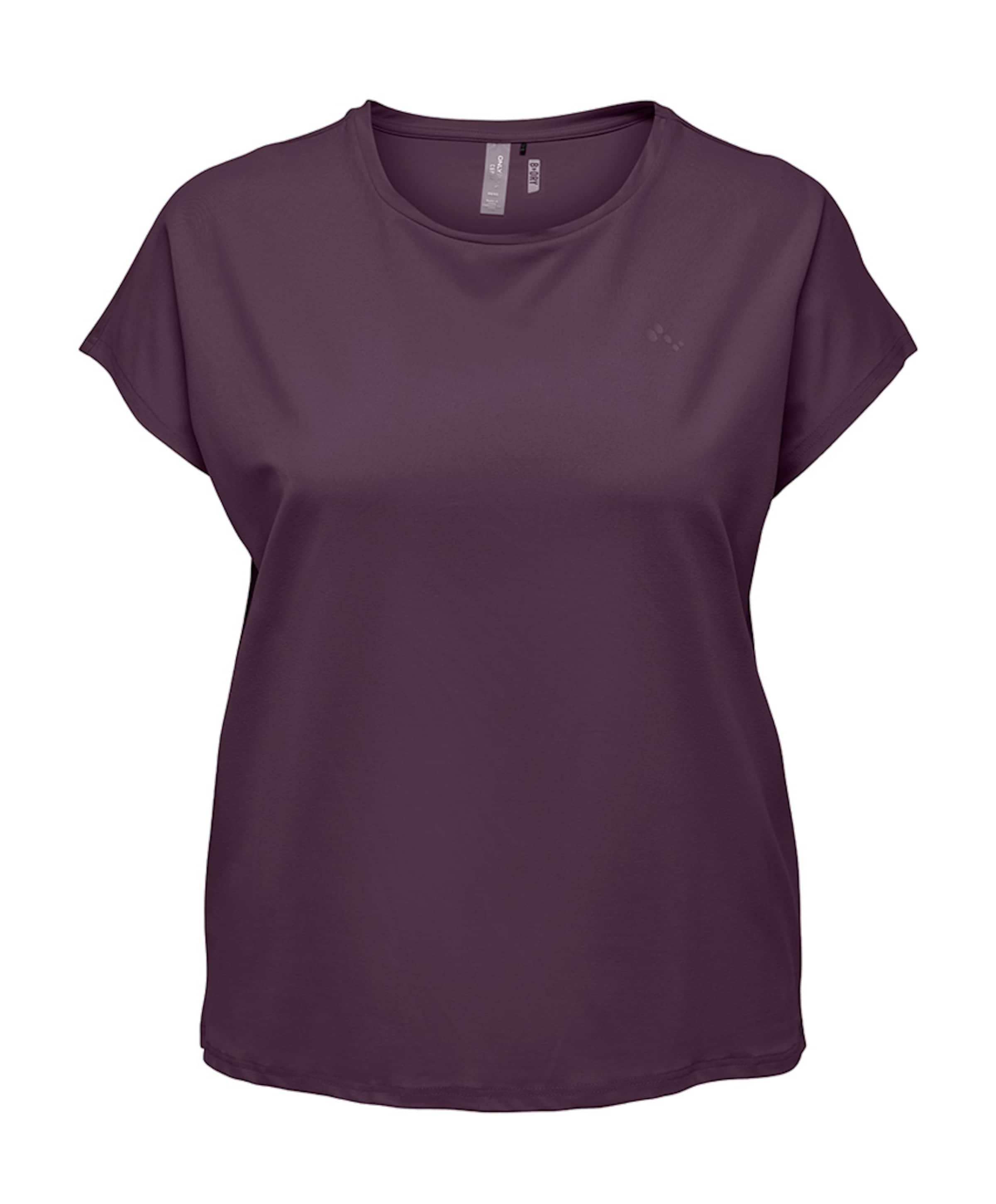 Only play Dames plussize t-shirt paars